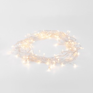 Светодиодная гирлянда занавес теплый белый 1,5*1м IP20 200-001-foto5