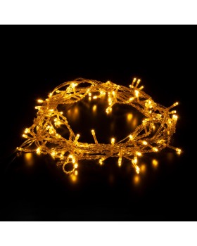 Светодиодная гирлянда занавес теплый белый 1,5*1м IP20 200-001-foto3