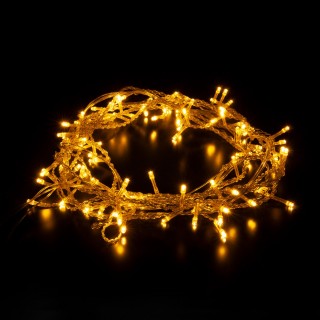 Светодиодная гирлянда занавес теплый белый 1,5*1м IP20 200-001-foto3