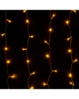 Светодиодная гирлянда занавес теплый белый 1,5*1м IP20 200-001-foto6