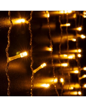 Светодиодная гирлянда занавес теплый белый 1,5*1м IP20 200-001-foto7
