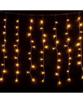 Светодиодная гирлянда занавес теплый белый 1,5*1м IP20 200-001-foto4