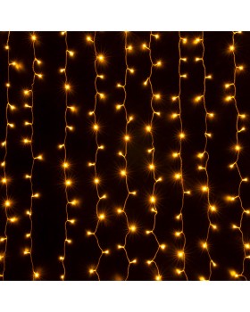 Гирлянда занавес теплый белый 2*3м IP20 200-002-foto7