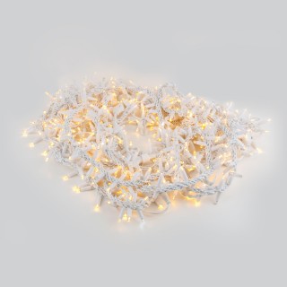 Праздничная гирлянда занавес теплый белый с эффектом мерцания 2*3м IP65 200-101-foto6