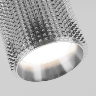 Накладной акцентный светильник хром DLN112 GU10-foto2