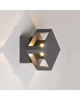 Tellus графит уличный светодиодный светильник с поворотным механизмом 1606 TECHNO LED-foto2