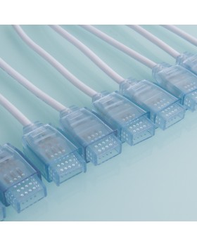 Коннектор односторонний гибкий для светодиодной ленты Premium мультибелая LS013 220V 2835 (10 шт.) PSL-09-foto3