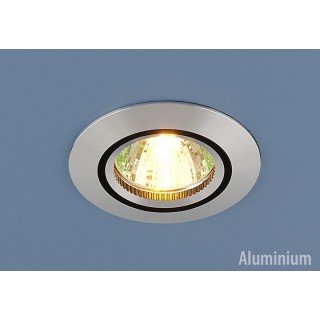 Алюминиевый точечный светильник 5106 сатин. серебро/черный