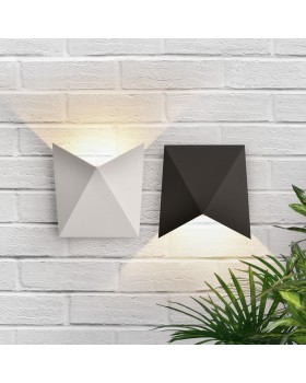 Batterfly белый уличный настенный светодиодный светильник 1517 TECHNO-foto3