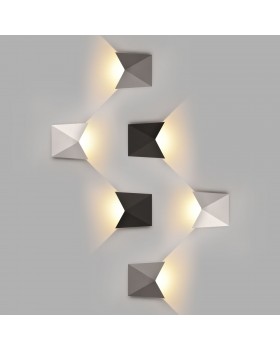 Batterfly белый уличный настенный светодиодный светильник 1517 TECHNO-foto5