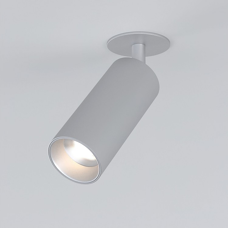 Diffe сетильник встраиваемый серебряный 10W 4200K (25052/LED) 25052/LED