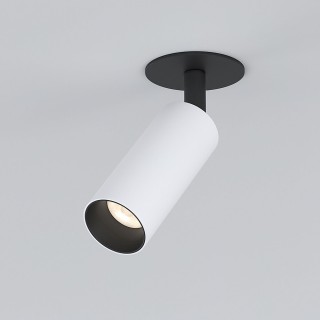 Diffe светильник встраиваемый белый/черный 8W 4200K (25039/LED) 25039/LED