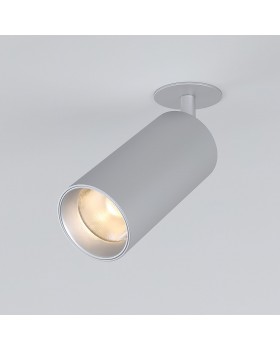 Diffe светильник встраиваемый серебряный 15W 4200K (25066/LED) 25066/LED