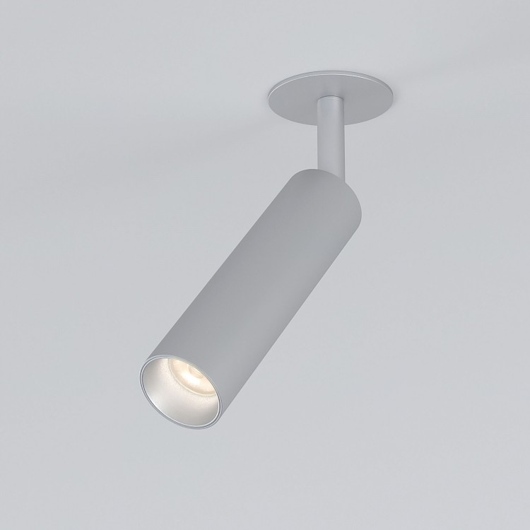 Diffe светильник встраиваемый серебряный 8W 4200K (25040/LED) 25040/LED