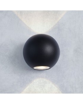 Diver черный уличный настенный светодиодный светильник 1566 TECHNO LED-foto3