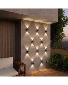 Diver черный уличный настенный светодиодный светильник 1566 TECHNO LED-foto5