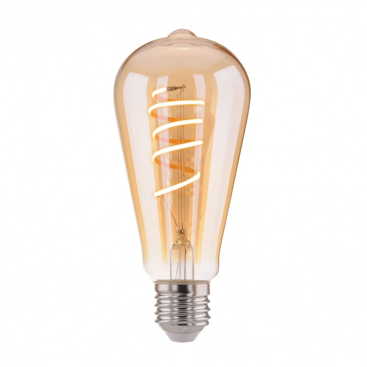 Филаментная светодиодная лампа ST64 8W 3300K E27 (тонированная) BLE2717