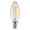 Филаментная светодиодная лампа Свеча витая F 7W 3300K E14 прозрачный BLE1413