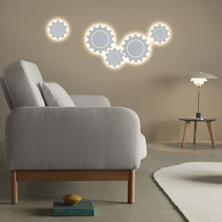 Настенный светодиодный светильник Gear L LED MRL LED 1100 черный-foto3