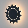 Настенный светодиодный светильник Gear L LED MRL LED 1100 черный