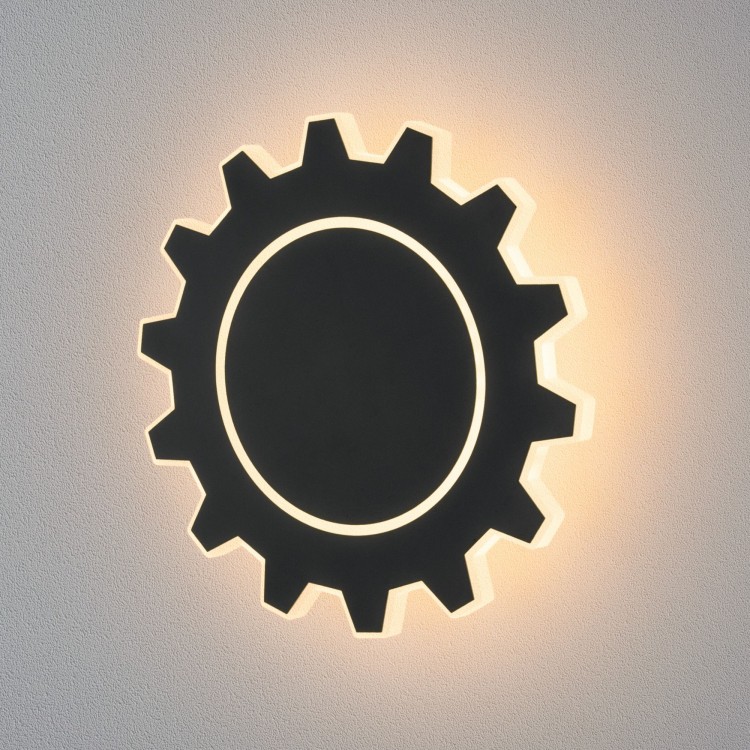 Настенный светодиодный светильник Gear L LED MRL LED 1100 черный