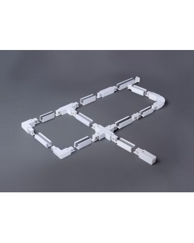 Гибкий коннектор для трехфазного шинопровода белый TRC-1-3-FLEX-WH-foto2