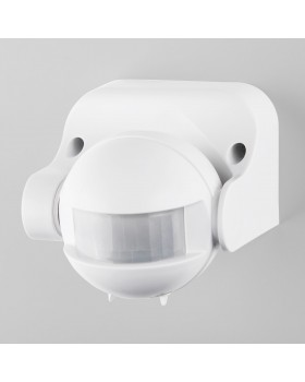 Инфракрасный датчик движения 12m 1,8-2,5m 1200W IP44 180° SNS-M-08 белый
