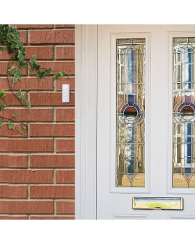 Кнопка для беспроводного звонка DBB01WL белый-foto3