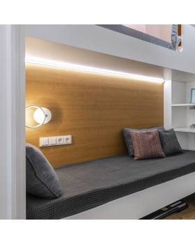 Квадратный угловой алюминиевый профиль для светодиодной ленты LL-2-ALP009-foto5