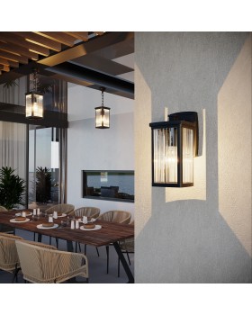 Lame D кофе Настенный уличный светильник IP33 GL 1006D-foto2