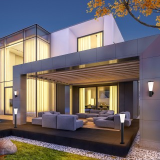 Ландшафтный светильник IP54 серый 1417 TECHNO-foto2