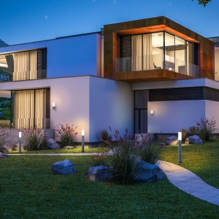 Ландшафтный светильник IP54 серый 1419 TECHNO-foto2