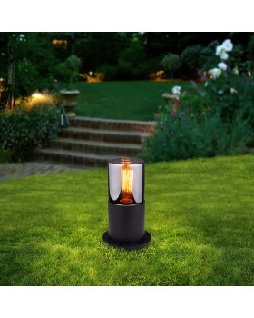 Ландшафтный светильник Roil чёрный/дымчатый плафон IP54 35125/S-foto2