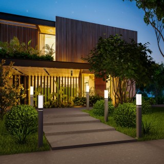 Ландшафтный светодиодный светильник Серый IP54 1537 TECHNO LED-foto4