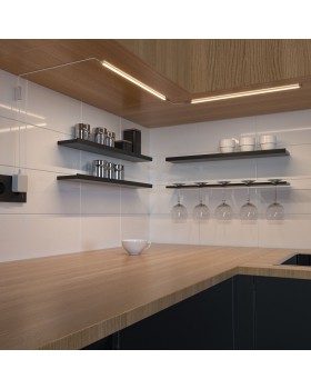 Светодиодный светильник с выключателем 2*40см LTB74 белый-foto2