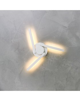 Lever белый уличный светодиодный светильник с поворотным механизмом 1665 TECHNO LED-foto3