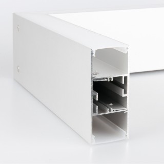 Линейный светодиодный подвесной односторонний светильник 103см 20Вт 4200К матовое серебро 101-200-30-103-foto7