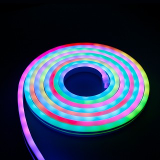 Набор гибкого неона Набор гибкого одностороннего неона 12V 7W 48Led 5050 IP65 RGB, 5м
