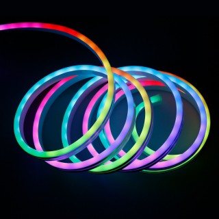 Набор гибкого неона Набор гибкого одностороннего неона 12V 7W 48Led 5050 IP65 RGB, 5м-foto4