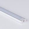 Накладной алюминиевый профиль для светодиодной ленты LL-2-ALP006