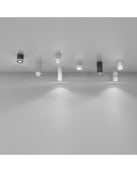 Накладной акцентный светодиодный светильник DLR022 12W 4200K белый матовый-foto4