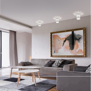 Накладной светодиодный светильник с подсветкой DLS025-foto2