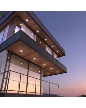 Накладной светодиодный влагозащищенный светильник IP54 35130/H серый-foto2