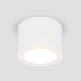 Накладной точечный светодиодный светильник DLR026 6W 4200K белый матовый