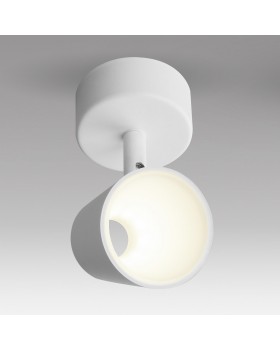 Настенно-потолочный светодиодный светильник DLR025 5W 4200K белый матовый Настенно-потолочный светодиодный светильник DLR025 5W 4200K белый матовый