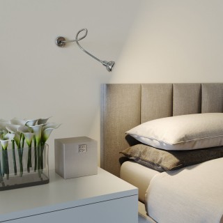 Настенный светильник с гибким корпусом 1214 MR16 хром-foto2