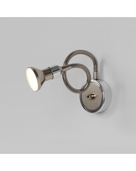 Настенный светильник с гибким корпусом Plica 1215 MR16 сатинированный никель / хром-foto2