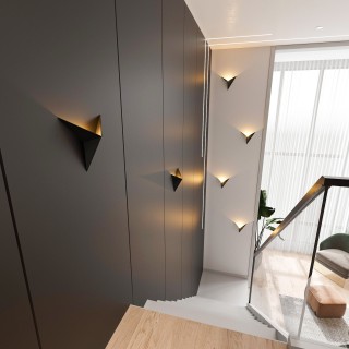 Настенный светодиодный светильник Parete LED MRL LED 3W 1008 IP20 черный-foto4