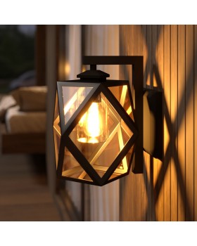 Настенный уличный светильник Ambra D IP33 35133/D черный-foto2