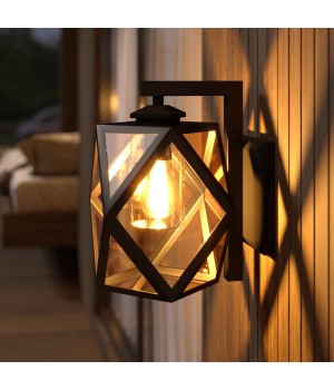 Настенный уличный светильник Ambra D IP33 35133/D черный-foto2